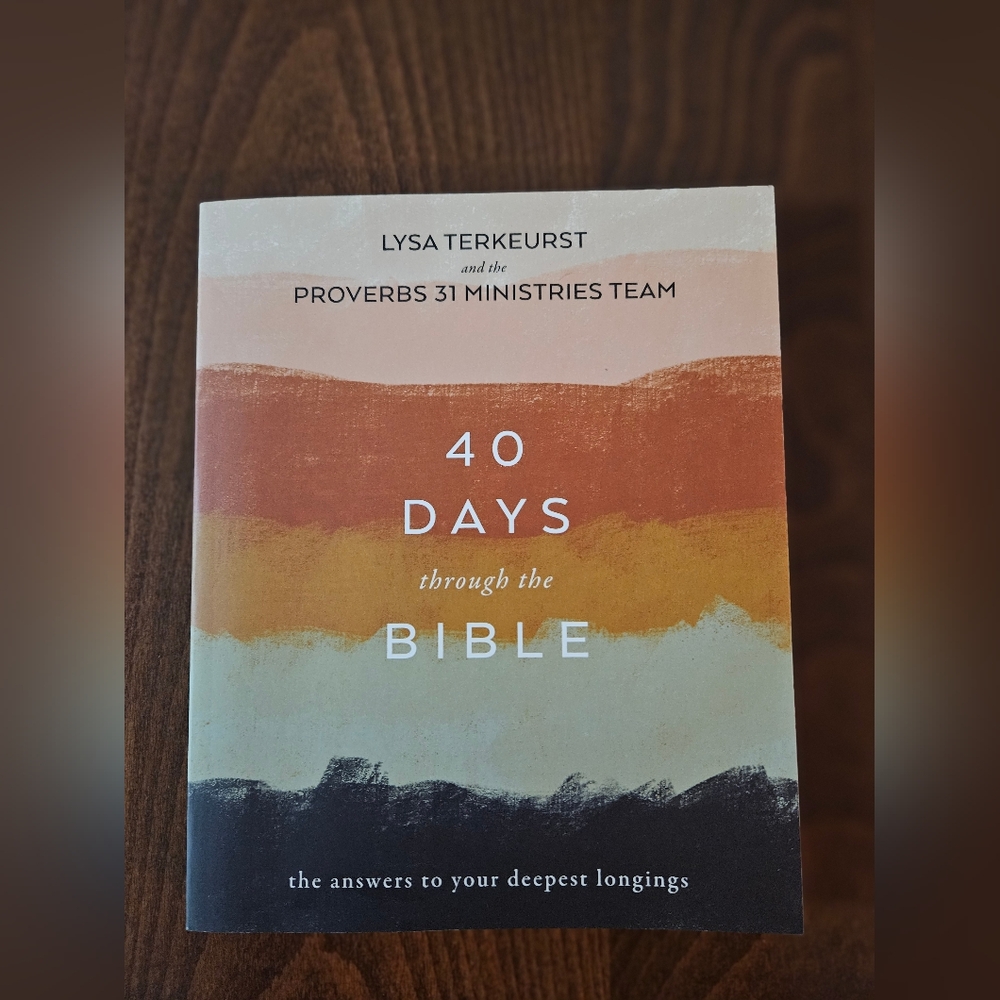40 Days Through the Bible Book Lysa Terkeurst